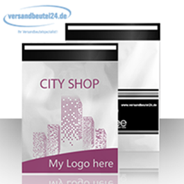 Versandbeutel 1-farbig bedruckt / Coex