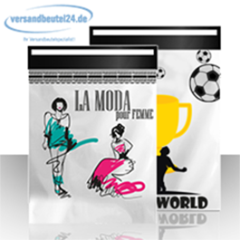 Versandbeutel 3-farbig bedruckt / Coex